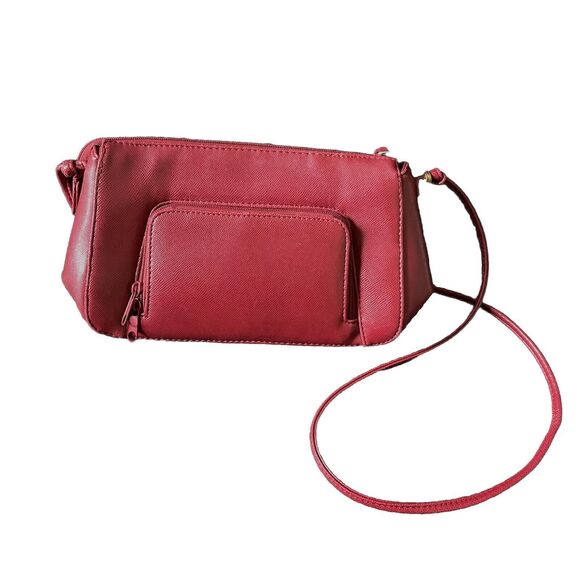 Sag Harbor Red Shoulder Purse Bag - Picture 1 of 8